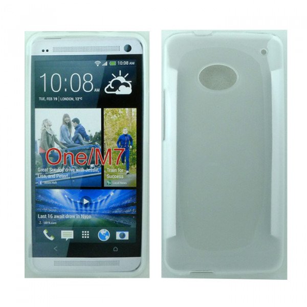 Wholesale HTC ONE M7 TPU Gel Case (Clear)